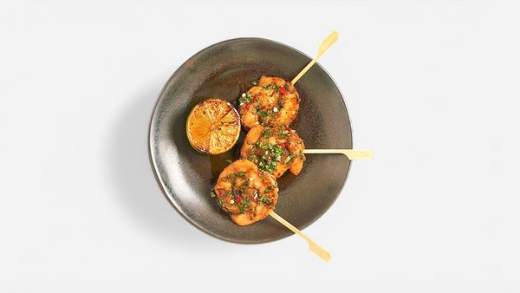 Lollipop Prawns Kushiyaki
